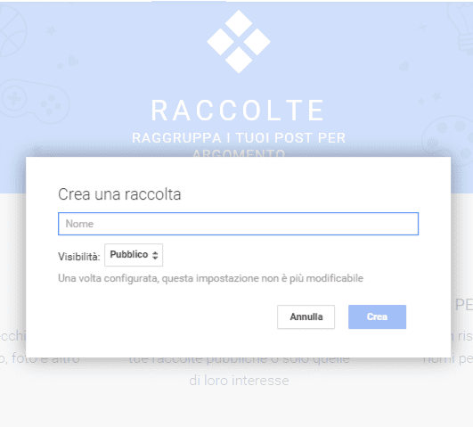 raccolte google plus