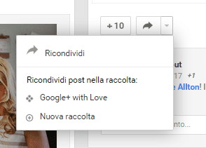 google+ raccolte