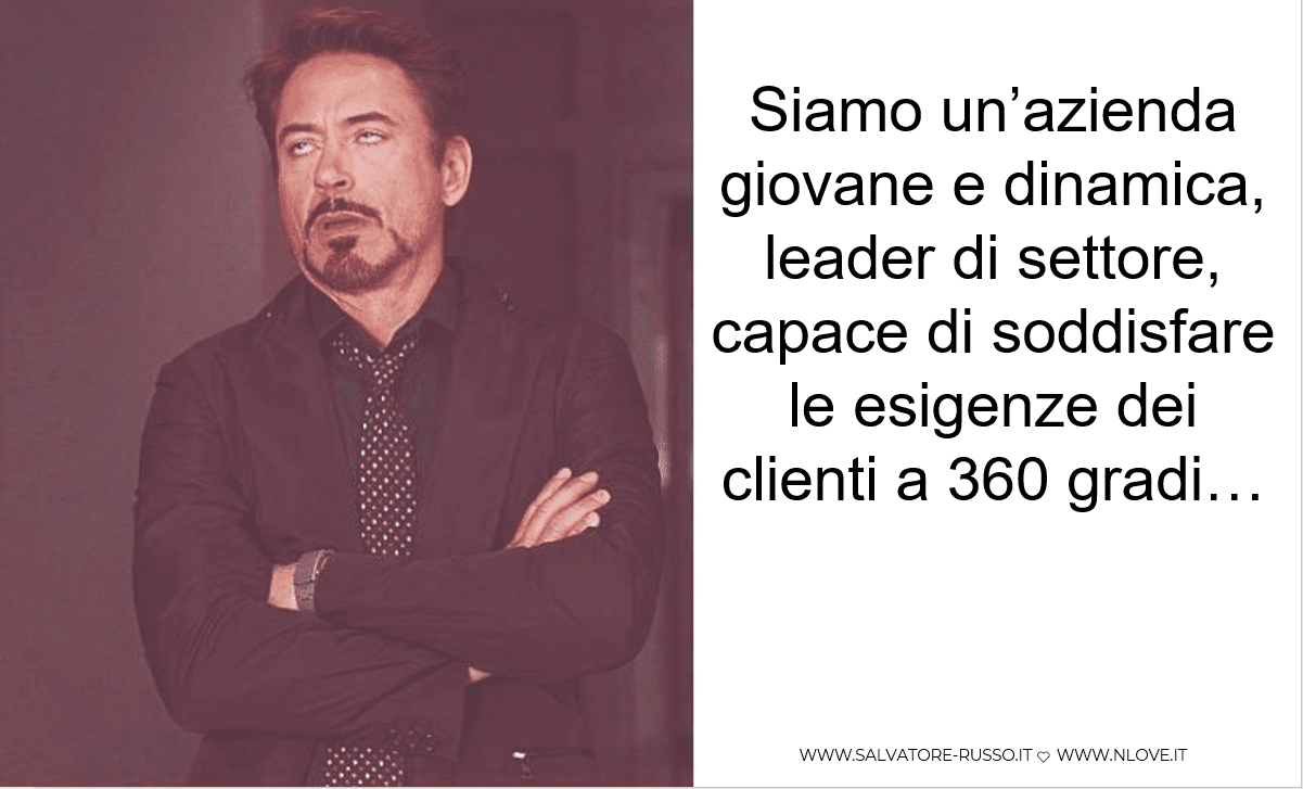 siamo una azienda giovane e dinamica leader di settore